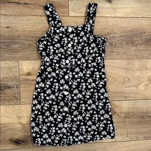 GAP Black and White Floral Kids Dress